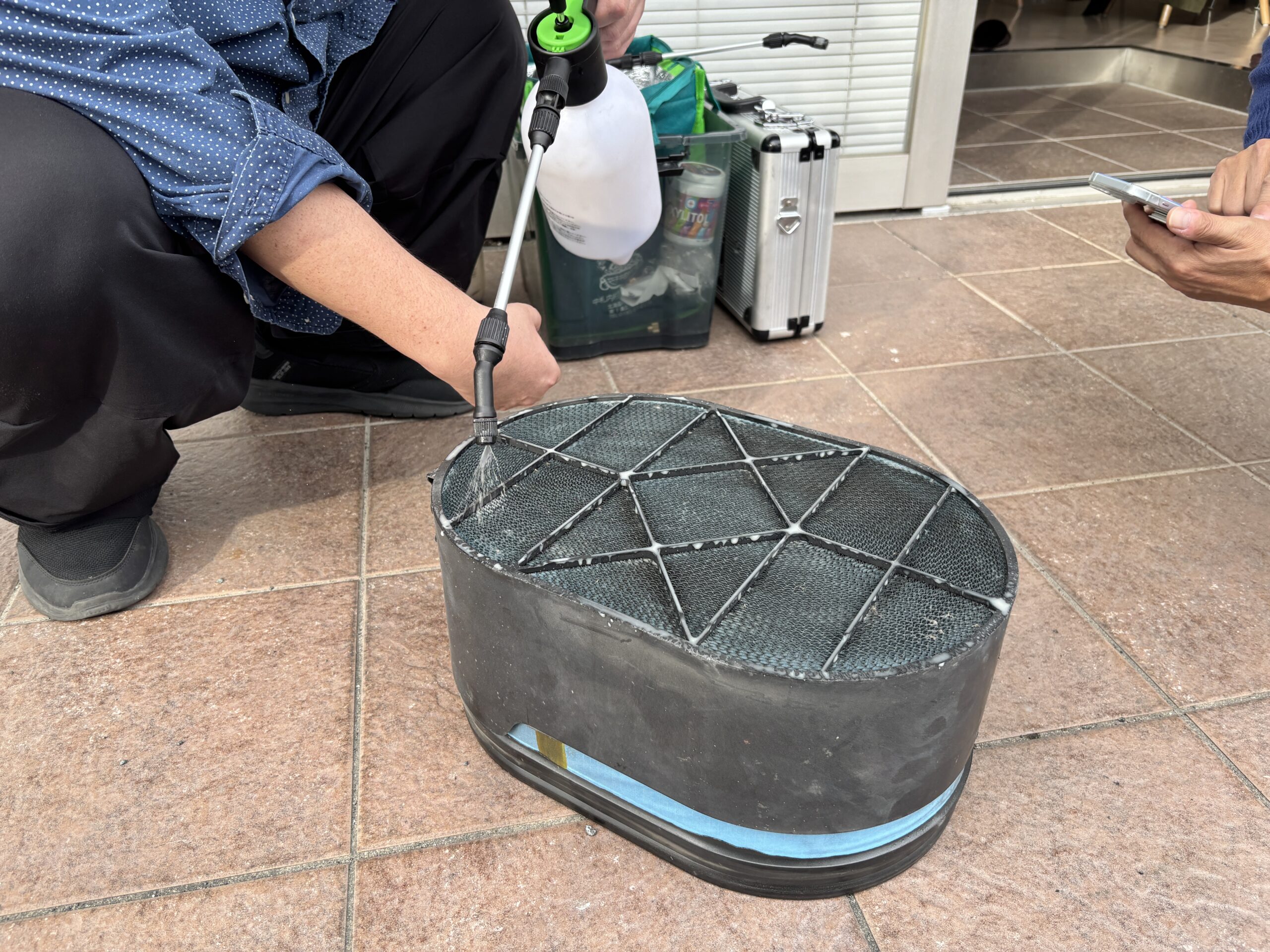 トラックへの施工